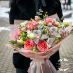роза, цимбидиум, еустома